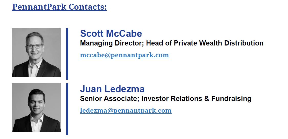 PennantPark Contacts